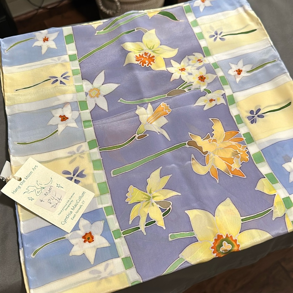Cynthia MacCollum - Hang the moon art Scarf